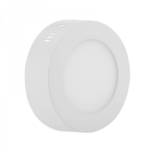 Svetilka nadgradna LED panel 6W 420lm CCT NEDES LPL331 okrogla bela