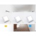 Svetilka nadgradna LED panel 6W 420lm CCT NEDES LPL431 kvadratna bela