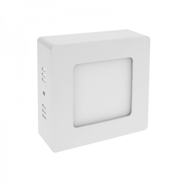 Svetilka nadgradna LED panel 6W 420lm CCT NEDES LPL431 kvadratna bela