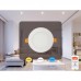 Vgradna svetilka LED panel 6W 420lm CCT WiFi NEDES LPL131 CCT okrogla bela