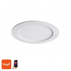 Vgradna svetilka LED panel 12W 1200lm CCT WiFi NEDES LPL133 okrogla bela