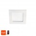 Vgradna svetilka LED panel 6W 420lm CCT WiFi NEDES LPL231 kvadratna bela