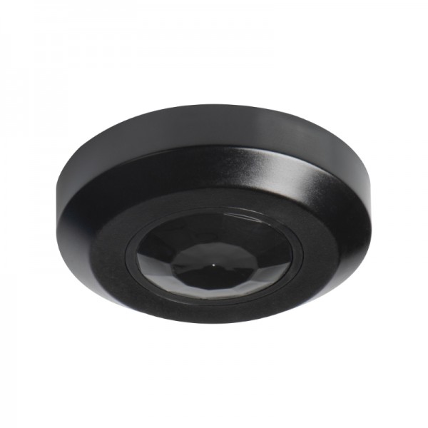 Senzor gibanja stropni PIR 360° 200W/100W LED 4m IP20 ZONA MINI-B črn