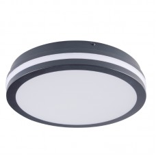 Svetilka stropna s senzorjem LED BENO CCT 24-30W 3000/3500/4000K 2850/3120/3050lm okrogla siva IP65