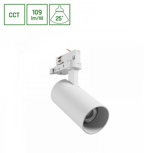 Tračni reflektor LED 3F ANDROMEDA CCT 16W 1750lm 25° IP20 bel