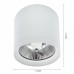 Svetilka stropna LED ready CHLOE AR111 GU10 IP44 okrogla fiksna antiglare bela
