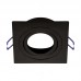 Svetilka vgradna gibljiva LUBA D kvadratna črna