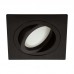 Svetilka vgradna gibljiva LUBA D kvadratna črna