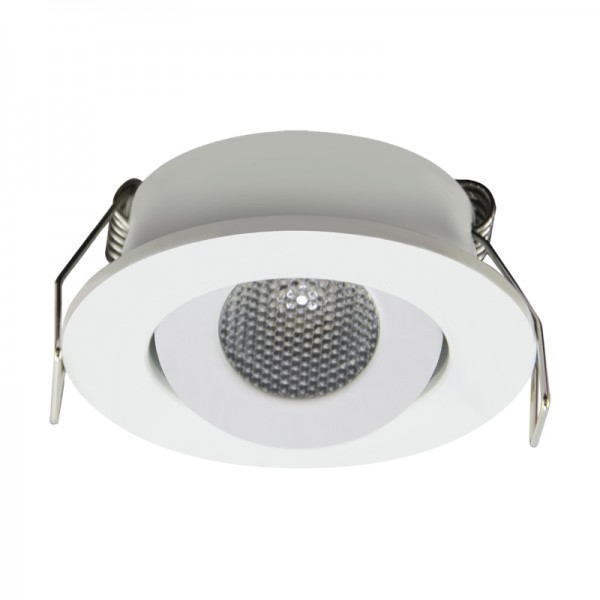 Vgradna svetilka LED 1,5W 90lm 4200K MATI bela 230V IP20
