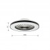 Svetilka stropna z ventilatorjem LED KLEO 500mm 18W/36W CCT 2520lm/5040lm + ventilator 15W + daljinski upravljalnik