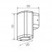 Svetilka za fasade LED ready ZEVI EL 1xGU10 max.10W IP54 antracit