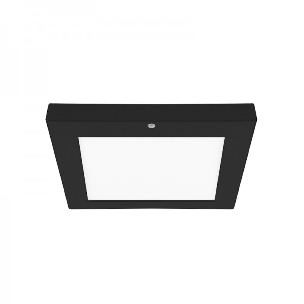 Svetilka nadgradna LED panel s senzorjem 12W 760lm CCT (3000/4000/6000K) OLGIERD D MVS črna