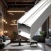 4960 LP alu led profil BIG bel brez pokrova