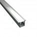 708088 LP vgradni alu LED profil SLIM siv brez pokrova