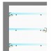 179206 LP GLASS alu LED profil črn brez pokrova
