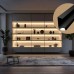 179308 LP SHELF alu LED profil črn brez pokrova