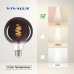 LED žarnica E27 DEKO GLOBE SMOKE GSF 125 4W 100lm 1800K DIMM