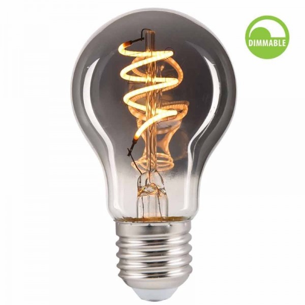 LED žarnica E27 DEKO GLS SMOKE AFS 60 4W 100lm 1800K DIMM