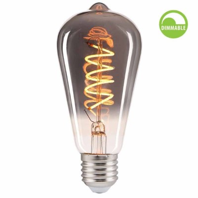 LED žarnica E27 DEKO GLS SMOKE STS 64 4W 100lm 1800K DIMM