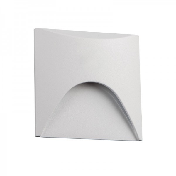 Svetilka stenska vgradna EXIN LED L W-WW  2,5W 50lm IP65 3000K 220-240V bela