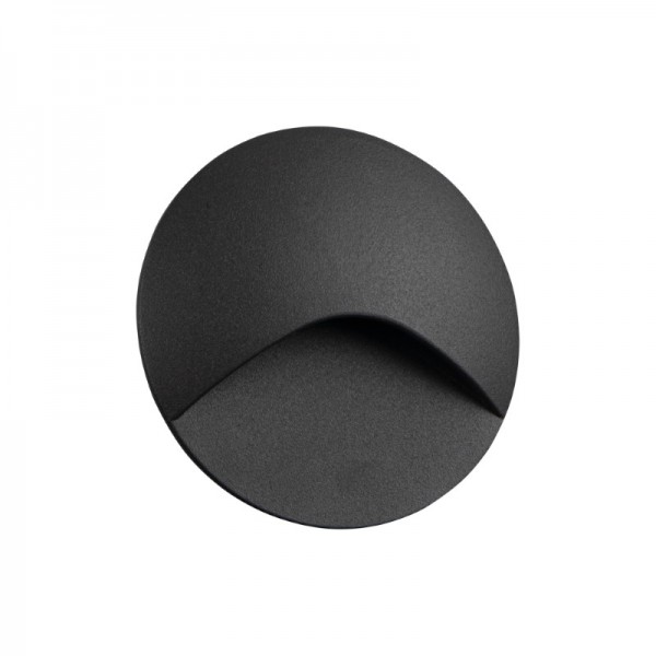 Svetilka stenska vgradna EXIN LED O GR-NW  2,5W 50lm IP65 4000K 220-240V antracit