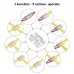 Konektor za LED trak strip 9-v-1 8mm COB/SMD IK/I/L/T/X UNI 2PIN 3-24V 5A