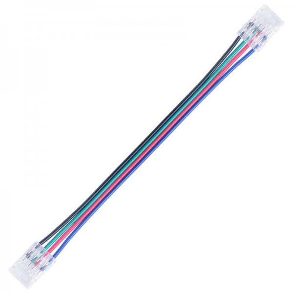 Konektor za LED trak 10mm RGB SMD veznik s kablom 15cm max 24V/3,5A