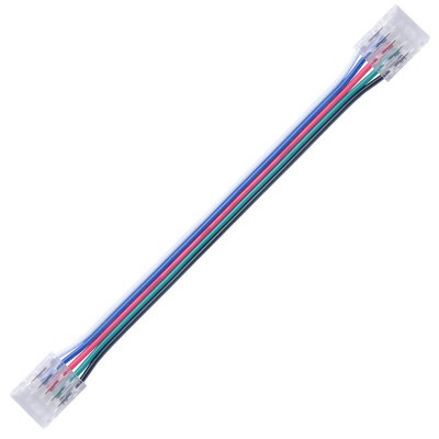 Konektor za LED trak 10mm RGBW SMD veznik s kablom 15cm max 24V/3,5A