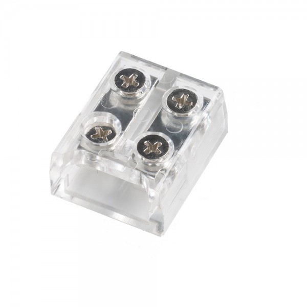 Konektor za kabel in LED trak 8mm SMD/COB vijačni priklop "trak-kabel" max 24V/6A 