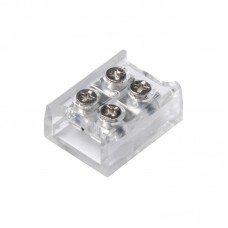 Konektor za LED trak 8mm SMD/COB vijačni veznik "trak-trak" max 24V/6A 