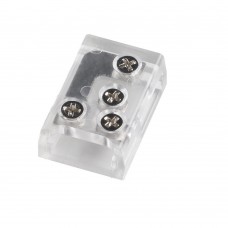 Konektor za LED trak 8mm SMD/COB vijačni veznik "trak-trak" L/T max 24V/6A 