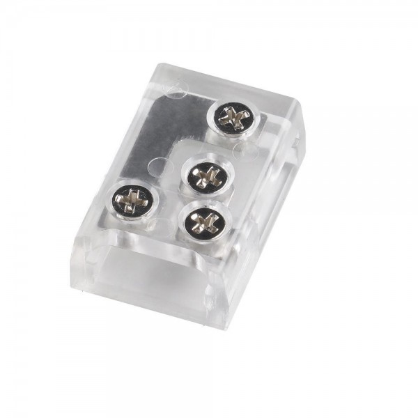 Konektor za LED trak 8mm SMD/COB vijačni veznik "trak-trak" L/T max 24V/6A 
