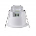Senzor gibanja vgradni MW 360° 1200W 6m IP54/20  _x000D_
PRESENSOR-O-WR-W PT fi63/76mm bel