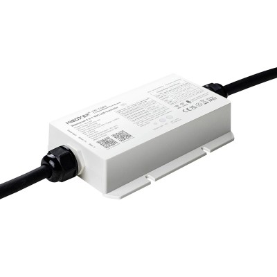 LED krmilnik SPI 5v1 12-48V 15A DIMM/CCT/RGB/RGBW/RGBW+CCT WL5-WP RF 2,4GHz + WiFi IP67 