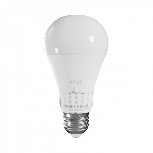 LED žarnica GLS E-27 230V 10W 5xCCT 1100lm#2,7K/3K/4K/5K/6K