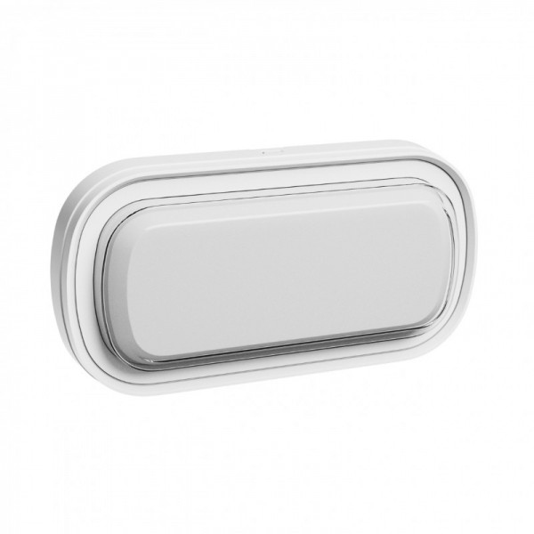 Svetilka stropna/stenska LED 15W 1800lm CCT PASTILO 15 IP54 IK10 266x137x47mm ovalna bela
