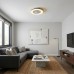 Svetilka Stropna z ventilatorjem LED HALNy 485mm 48W CCT 2400lm + ventilator + daljinski upravljalnik