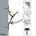 3382 LP alu LED profil PLASTER 33x82 idirekt alu brez difuzorja N