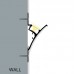 3382 LP alu LED profil PLASTER 33x82 idirekt alu brez difuzorja N