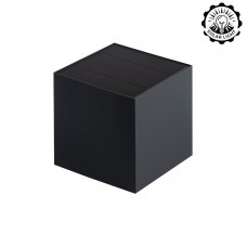 Svetilka za fasade solarna LED REKA SOLAR10 3W-L-GR CCT max. 300lm kvadratna antracit