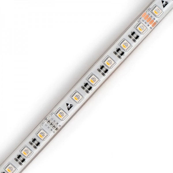 LED trak 24V SMD 14,4W/m RGBW RGB+3000K 12mm IP68 10m/rola 60 LED/m