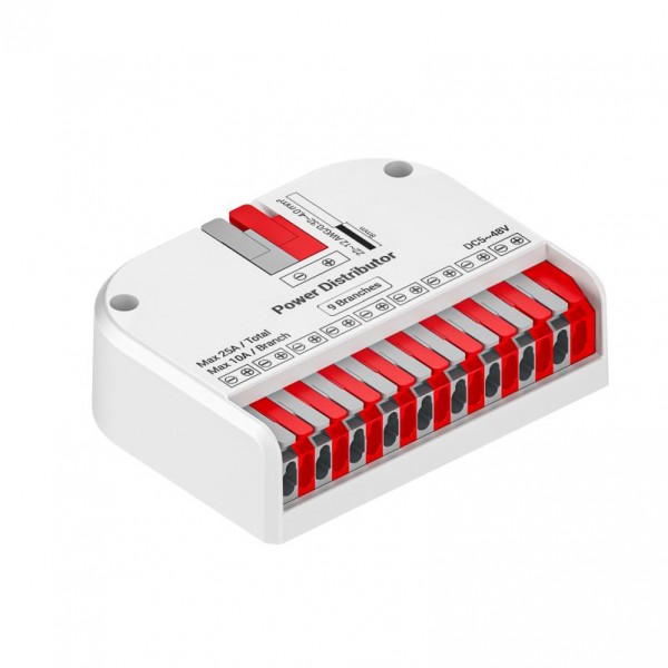 LED strip distributor MONO 1/9 25A
