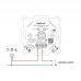 LED krmilnik zatemnilnik stenski triac dimm TRI-K2 RF 2,4GHz (univerzalen)