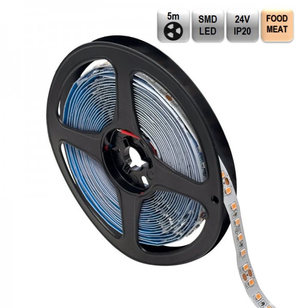 LED trak 24V SMD 18W/m MEAT 10mm IP20 5m/rola 120LED/m