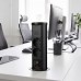 Pohištvena potopna vtičnica TOWERBOX 2xšuko USB AC brezžično polnjenje QC3.0 PD črna
