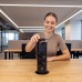 Pohištvena potopna vtičnica TOWERBOX 2xšuko USB AC brezžično polnjenje QC3.0 PD črna