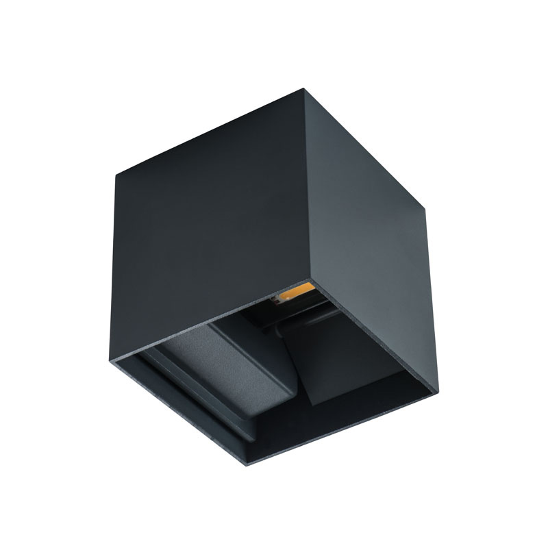 Svetilka za fasade LED 7W 360lm 4000K REKA EL 7-L-GR kvadratna antracit