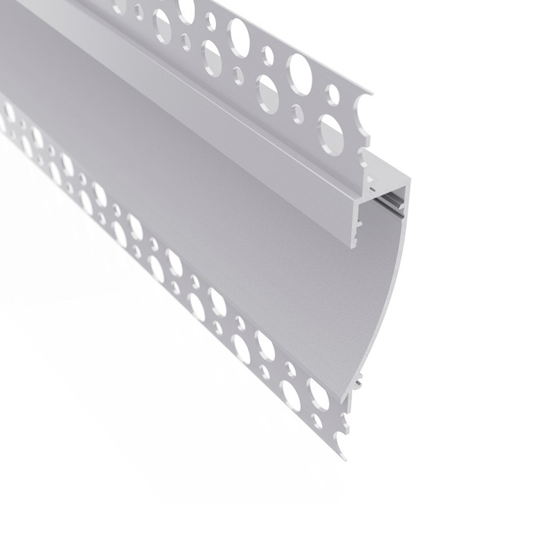9014 DL alu LED profil DEOLINE J PLASTER 2m, ALU brez pokrova