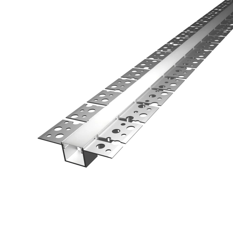 5713F LP alu LED profil PLASTER flexibilni siv 2m brez pokrova 14,5mm