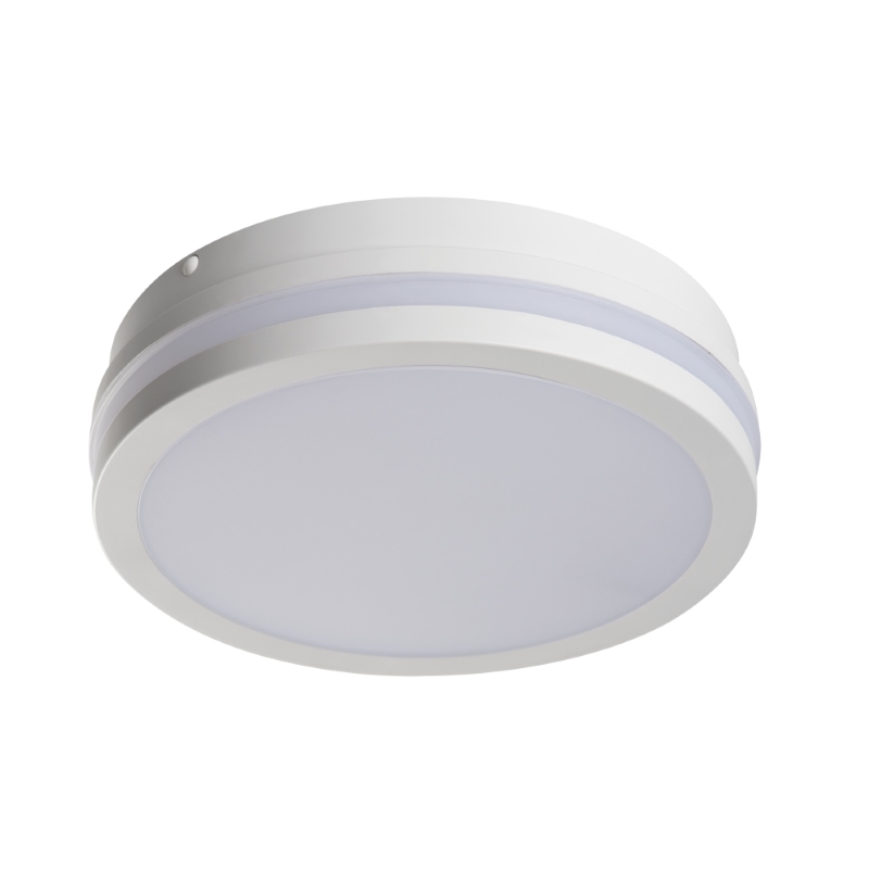 Svetilka stropna s senzorjem LED BENO CCT 12-18W 3000/3500/4000K 1920/2080/2060lm okrogla bela IP65